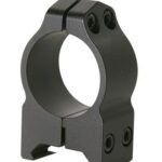 WJ2B1M Warne 2-Piece Maxima Fixed Scope Ringmounts with Grooved Receiver - 1" High Matte CZ 527 16mm Dovetail