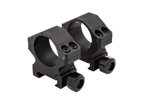 XISOA10017 1 Sig Sauer 2-Piece Alpha1 Hunting Rifle Scope Rings 34mm High 1.12" Hard Anodized