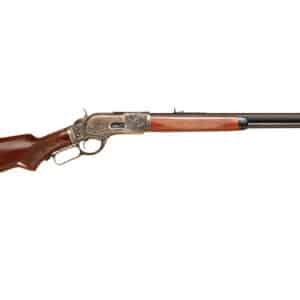 Cimarron 1873 Deluxe Short Rifle .357 Magnum 20 inch octagon blued barrel walnut pistol-grip stock