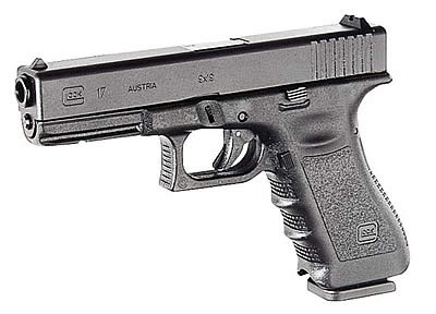 Glock 17 Gen3 9mm full-size pistol black 4.49 inch barrel