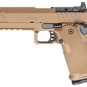Springfield Armory Prodigy 9mm 5-inch Coyote Brown Cerakote 1911-style pistol