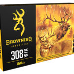 100690 Browning Ammo B192403081 BXS Copper Expansion 308Win 150gr Lead Free Solid Expansion Polymer Tip 20 Per Box/10 Case