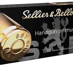 Sellier & Bellot SB357SIGB Handgun  357Sig 124gr Jacketed Hollow Point 50 Per Box/20 Case