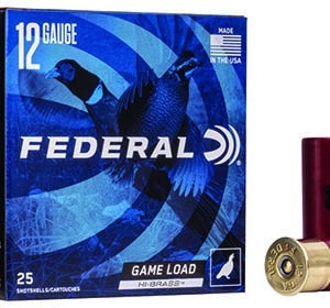Federal H1264 Game-Shok High Brass 12Gauge 2.75" 1 1/4oz 4Shot 25 Per Box/10 Case