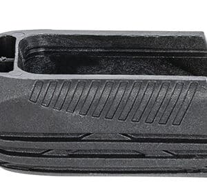 Mec-Gar F42241SET Plus-2 Drop Protection System made of Polycarbonate with Black Finish & Grooves for Mec-Gar Beretta, CZ, Sig, Taurus & Witness  Polymer Floor Plate Magazines