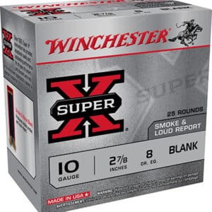 Winchester Ammo XBP10W Super X Blank 10Gauge 2.87" 25 Per Bx/10 Case