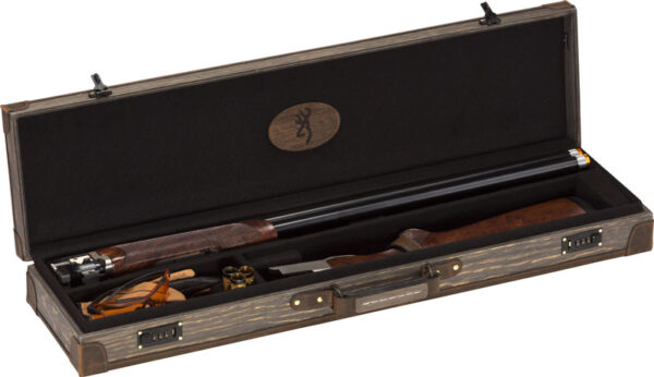 1428316 BROWNING LUGGAGE CASE O/U & BT - TO 32" DARK MADERA WOOD GRAIN