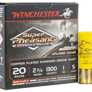 Winchester Ammo SPDG205 Super Pheasant Diamond Grade 20Gauge 2.75" 1oz 5Shot 25 Per Box/10 Case