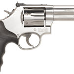 162107 Smith & Wesson 13920 M686 Plus 38 S&W Spl +P 357 Mag 7rd 4" Stainless Steel Barrel, Stainless Cylinder, Stainless Steel Frame