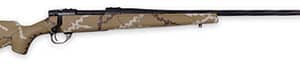 Weatherby Vanguard Outfitter .308 Win rifle tan Monte Carlo stock fluted barrel threaded muzzle