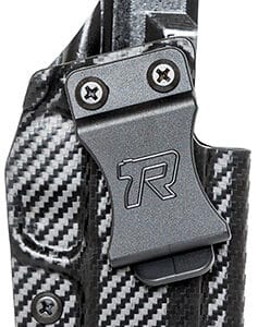 Rounded Gear GLKG43CFRHVAR Kydex  IWB Black Kydex Fits Glock 43 Belt Clip Right Hand