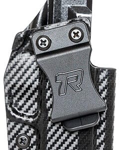 Rounded Gear SSRP365XMACROCFRHVAR Kydex  IWB Black Kydex Fits Sig P365 X Macro Belt Clip Right Hand