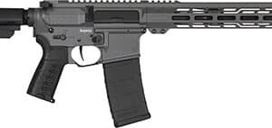 CMMG 30AB20FTNG Banshee MK4 300 Blackout 30+1 8" Black Nitride Medium Taper Threaded Barrel, EML 7" M-LOK Handguards, Tungsten Cerakote Aluminum Picatinny Rail Receiver, CMMG Zeroed Grips