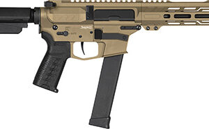 CMMG 10A570FCT Banshee MK10 10mm Auto 30+1 8" Black Nitride Medium Taper Threaded Barrel, EML 7" M-LOK Handguards, Coyote Tan Cerakote Aluminum Picatinny Rail Receiver, CMMG Zeroed Grips
