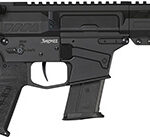 166435 CMMG 57A340FAB Banshee MK57 5.7x28mm 20 8" Black Nitride Medium Taper Threaded Barrel, EML 7" M-LOK Handguards, Black Armor Cerakote Aluminum Picatinny Rail Receiver, CMMG Zeroed Grips