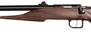 Keystone Chipmunk Hunter .22 LR single-shot pistol blued barrel walnut frame threaded muzzle