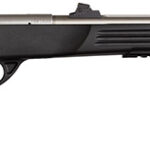 167617 Crickett KSA796 Pistol Adult Frame 22 WMR Single Shot 9" Threaded Stainless Steel Barrel, Black Polymer Frame