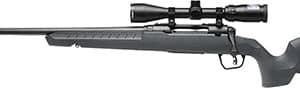 Savage Axis 2 XP Compact .350 Legend left-hand bolt-action rifle with gray synthetic stock and 3-9x40 scope