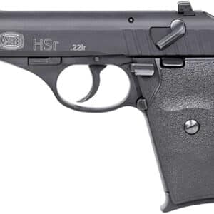BLG Mauser HSR .22 LR HV semi-automatic handgun with 10-round magazine and walnut or black grip shells