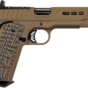 Kimber RAPIDE .38 SUPER 5 inch FDE semi-auto pistol side view