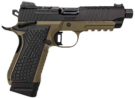 Kimber KDS9C TFS 9MM two-tone FDE/Black pistol 4.6in threaded barrel