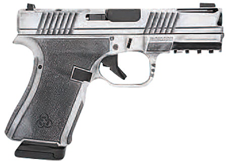 Black Rain Ordnance Frontline+ 9mm pistol white battleworn finish
