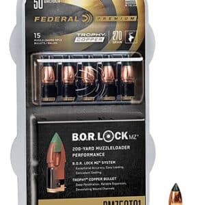 Federal PMZ50TC1 Trophy  50Cal 270gr Trophy Copper 15/Box