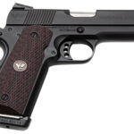 2539 Wilson Combat PROEPR45 1911 Professional Elite 45 ACP 8+1 4" Barrel, Black Carbon Steel Frame w/Beavertail, Serrated Slide, Black Cherry G10 Grip, Manual Safety