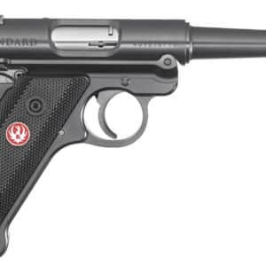 Ruger Mark IV .22 LR pistol 4.75-inch with checkered synthetic grip