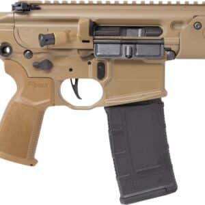 Sig Sauer MCX Spear-LT .300 AAC Blackout 9 in FDE pistol with M-LOK handguard