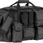 80261BLK 1 RED ROCK OPERATIONS DUFFLE BAG - 7 EXTERNAL UTILITY POUCHES BLK