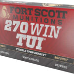 A270130SCV2 FORT SCOTT 270 WIN 130GR TUI - SOLID COPPER 20RD 10BX/CS