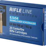 APP6MS PPU 6.5X54 MANNLICHER SHONAUER - 156GR. JSP-RN 20RD 10BX/CS