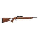 BV70517 1 Savage Arms B17 Timber Thumbhole Rifle .22 WMR 10rd 16.5" 1/2x28 Threaded Barrel Wood