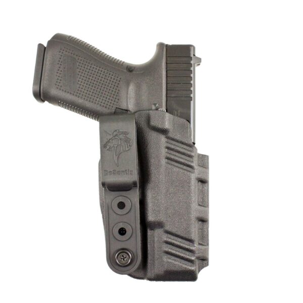 DI137KJ5ZZ0 1 Desantis #137 Slim-Tuk IWB Holster for S&W Bodyguard 2.0 Optic Ready Black Ambi