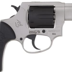 Taurus 856 .38 Special two-tone revolver 2 inch stainless barrel with black grips