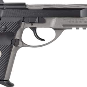 Girsan MC14T X .380 ACP pistol two-tone Cerakote spiral-fluted threaded barrel with G10-style grips