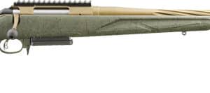 Ruger American Gen II Predator .308 Win 22-inch spiral-fluted barrel green splatter stock