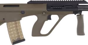 Steyr Mannlicher AUG A3 M2 .223 Rem/5.56 NATO rifle with 16.37 in barrel and green synthetic stock