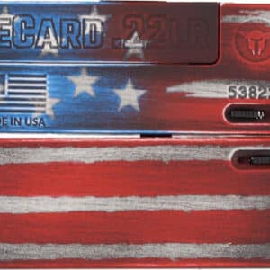 Trailblazer Firearms Lifecard single-shot pistol .22 Winchester Magnum with American Flag finish