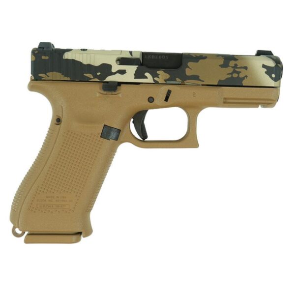 GLUX195070319MC 1 Glock 19X MultiCam Slide Handgun 9mm Luger 17rd Magazines (3) 4" Barrel Glock Night Sights USA Made