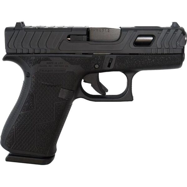 GLUX4350201FRKVKA Glock 43X "Kavorka" Black Handgun 9mm Luger 10rd Magazines(2) 3.4" Barrel Accessory Rail USA Made