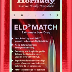 HORNADY BULLETS 6.5MM .264 - 140GR ELD-MATCH 500CT 6BX/CS