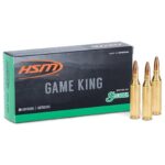 HEHSM6REM4N 1 HSM GameKing Rifle Ammunition .35 Whelen 225gr SP 2550 fps 20/ct