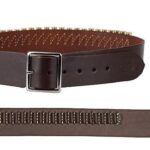 HT1451M Hunter Leather Cartridge Belt .45 Caliber 34" - 39" Medium Antique Brown