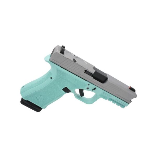 IRBROFL9MMTIFFSM Black Rain Frontline Handgun 9mm Luger 15rd Magazine 3.75" Barrel Robins Egg Blue/Satin Mag Finish Optic Ready