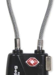 Single Pack TSA Sentry Approved Lock w/Steel Cable