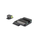 KQSW819 1 Ameriglo Trooper Tritium Handgun Sight Set for S&W M&P (Excludes .22/.380/Shield/EZ/Pro) Green Rear Green with LumiGreen Front