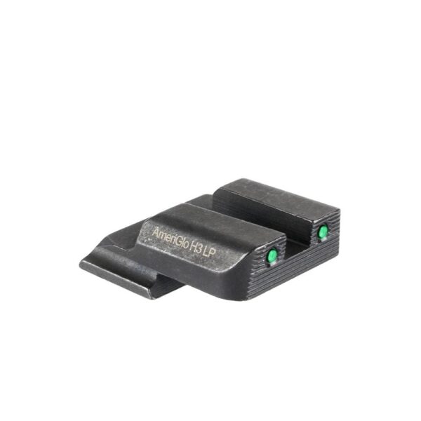 KQSW875R 1 Ameriglo 2-Dot Tritium Rear Handgun Sight for S&W M&P (Excludes .22/.380/Shield/EZ/Pro) Green with Black