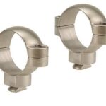 LU57314 Leupold 2-Piece Dual Dovetail Rings - 30mm High Silver